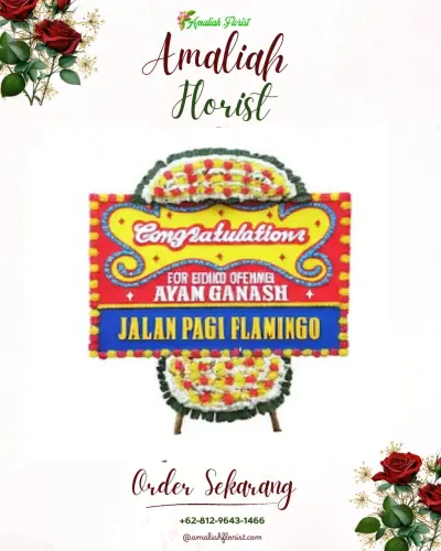 Bunga Papan Congratulation di Krambilsawit